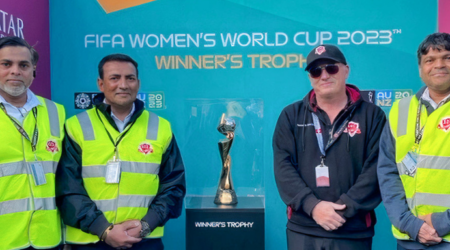 Why does the women world cup trophy need security?